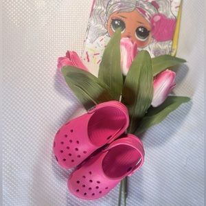 💕Hot Pink Crocs